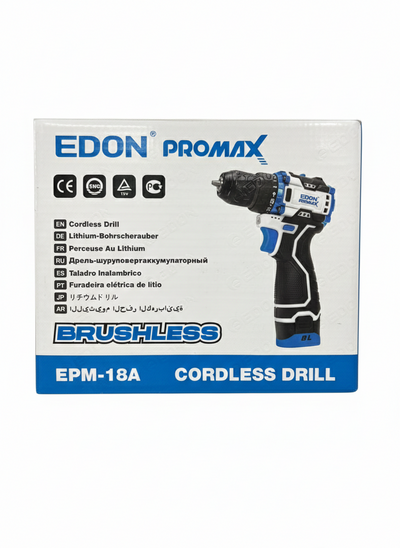 مثقاب لاسلكي بدون فرشاة EDON PROMAX EPM-18A